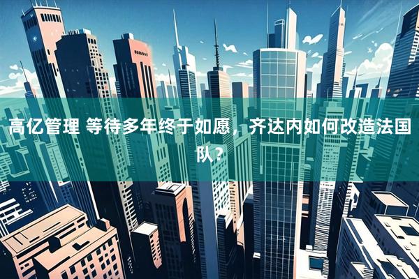 高亿管理 等待多年终于如愿，齐达内如何改造法国队？