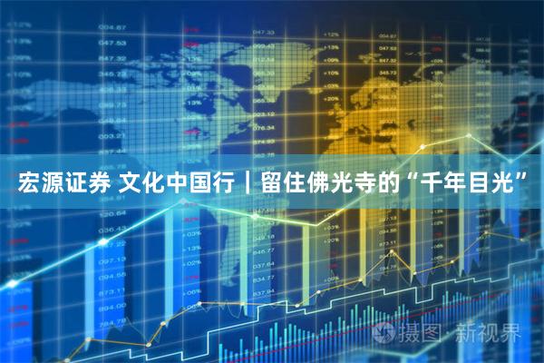 宏源证券 文化中国行｜留住佛光寺的“千年目光”